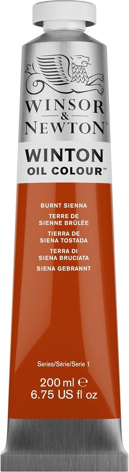 Winsor & Newton Winton Oil Color, 200ml (6.75-oz) Tube, Burnt Sienna - Image 12